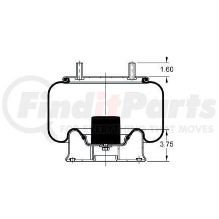 AS-8871 by TRIANGLE SUSPENSION - Rolling Lobe Air Spring