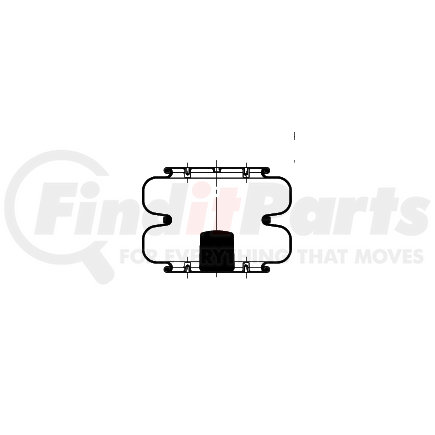 AS-4545 by TRIANGLE SUSPENSION - Double Convoluted Air Spring