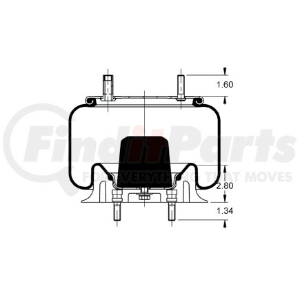 AS-8447 by TRIANGLE SUSPENSION - Triangle Air Spr - Rolling Lobe