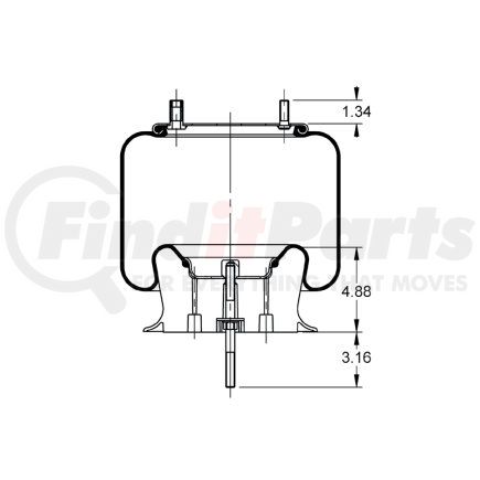 AS-8793 by TRIANGLE SUSPENSION - Triangle Air Spr - Rolling Lobe