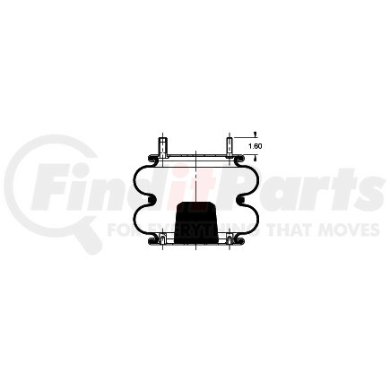 AS-4331 by TRIANGLE SUSPENSION - Triangle Air Spr - Double Conv