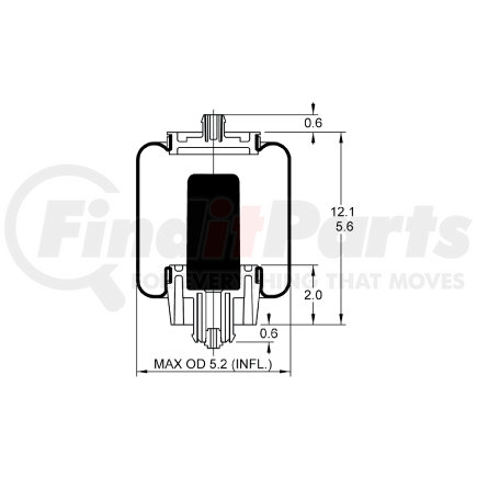 AS-5207 by TRIANGLE SUSPENSION - Triangle Air Spr - Cab Bag