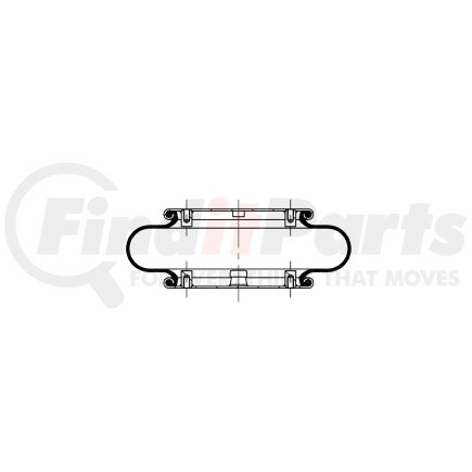 AS-4474 by TRIANGLE SUSPENSION - Triangle Air Spr - Single Conv., Triangle Bellows # 6374, ContiTech Bellows # FS 330-11