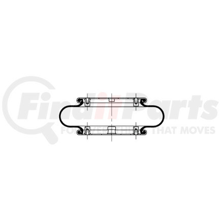 Triangle Suspension AS-4474 Suspension Air Spring Kit Triangle Air Spr - Single Conv., Triangle Bellows # 6374, ContiTech