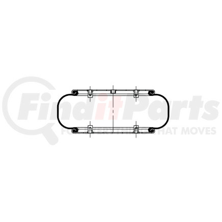 AS-4442 by TRIANGLE SUSPENSION - Triangle Air Spr - Single Conv., Triangle Bellows # 6326, ContiTech Bellows # FS 530-14