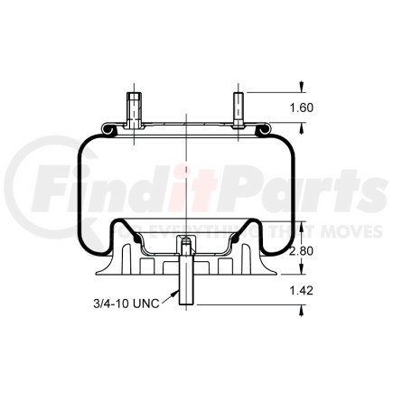 AS-8705 by TRIANGLE SUSPENSION - Triangle Air Spr - Rolling Lobe