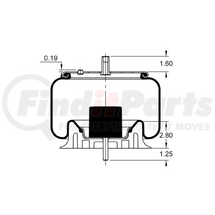 AS-8974 by TRIANGLE SUSPENSION - Triangle Air Spr - Rolling Lobe