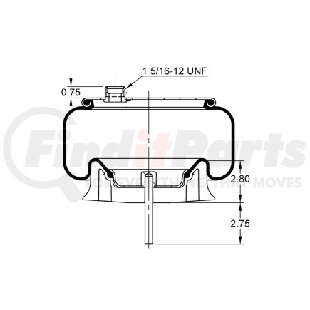 AS-8859 by TRIANGLE SUSPENSION - Triangle Air Spr - Rolling Lobe