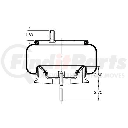 AS-8860 by TRIANGLE SUSPENSION - Triangle Air Spr - Rolling Lobe