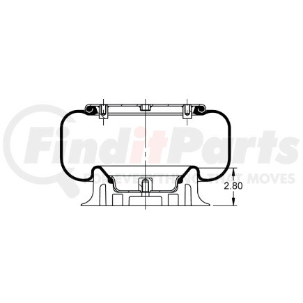 AS-8338 by TRIANGLE SUSPENSION - Triangle Air Spr - Rolling Lobe