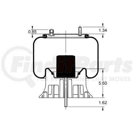 AS-8882 by TRIANGLE SUSPENSION - Triangle Air Spr - Rolling Lobe