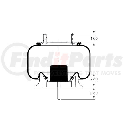 AS-8978 by TRIANGLE SUSPENSION - Triangle Air Spr - Rolling Lobe