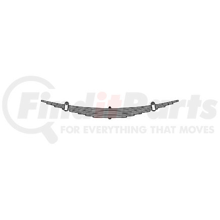 55-697 by TRIANGLE SUSPENSION - International - Navistar, R Spr, Lvs:8 ; OEM# 169505R91; SE Length: 19-1/2; LE Length: 19-1/2; SE End: - - -; LE End: - - -; Grading 8/323