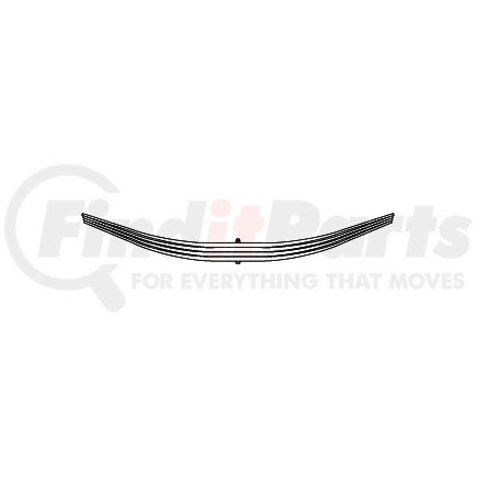 Triangle Suspension 83-257 Reyco, R Spr, Lvs: 4, FT; OEM# 19967-01; SE Length: 29; LE Length: 29; Grading 4/788