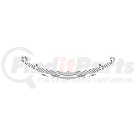 75-120 by TRIANGLE SUSPENSION - Peterbilt, F Spr, Lvs:6/4 ; OEM# 200664; SE Length: 24; LE Length: 24; SE End: RNI; LE End: RNI; Grading 2/360, 4/323, 4/401