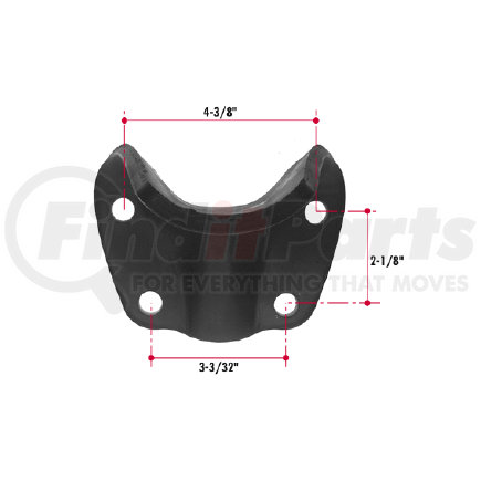 E374-22 by TRIANGLE SUSPENSION - GM Helper Bracket