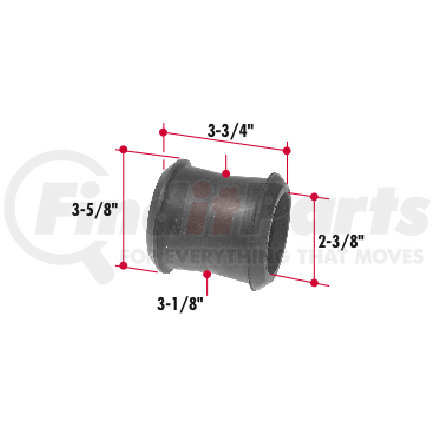 CHA22 by TRIANGLE SUSPENSION - Torque Rod Bushing 22128