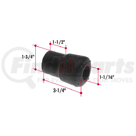 Triangle Suspension H151 Axle Torque Rod Hutchens Torque Rod Bushing; Included in H158