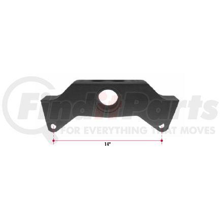 Triangle Suspension H142 Suspension Equalizer Beam Hutchens Equalizer; Use with H159 Bushing Kit, H254 Shaft, H255 Equalizer