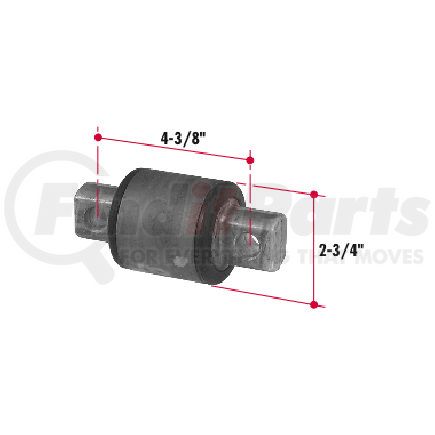 Triangle Suspension KW18 Axle Torque Rod KW Torque Rod Bsh. W/Alum Pin