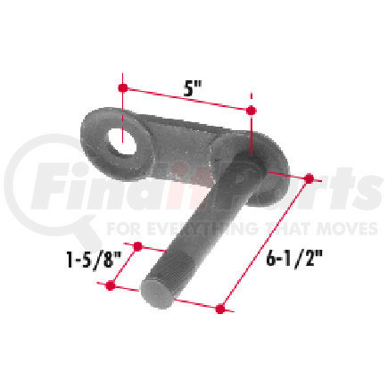 CRW1 by TRIANGLE SUSPENSION - Crown Coach Shackle W/Pin