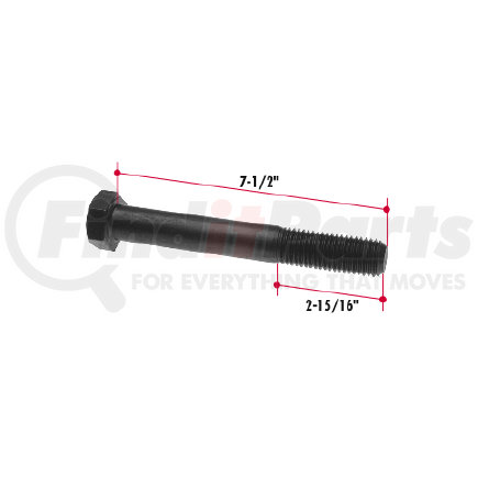 B1410-55 by TRIANGLE SUSPENSION - Nav Eq Bolts 1-8X7.5 Gr8