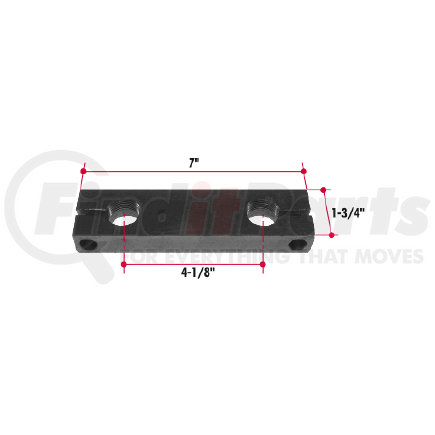 Triangle Suspension E352-96 White Side Bar