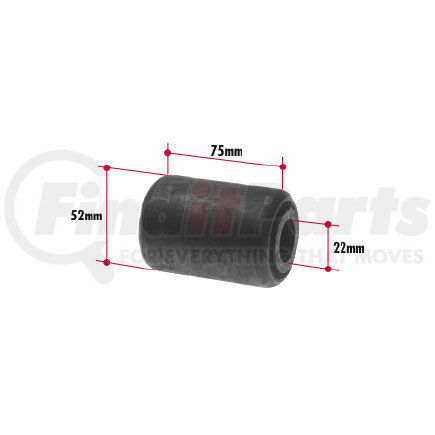 RB191 by TRIANGLE SUSPENSION - GMC Spg Eye Bush 15588651