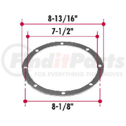 VT12 by TRIANGLE SUSPENSION - Volvo T-Ride Trunnion Cap Ring