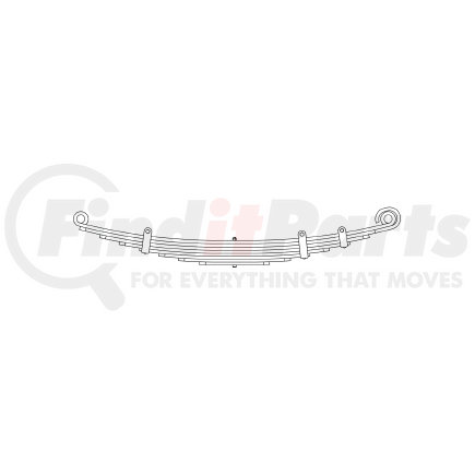 55-976 by TRIANGLE SUSPENSION - International - Navistar, F Spr, Lvs:10 ; OEM# 1606839C91; SE Length: 27; LE Length: 26-1/2; SE End: TB26; LE End: TB26; Grading 5/558, 5/499