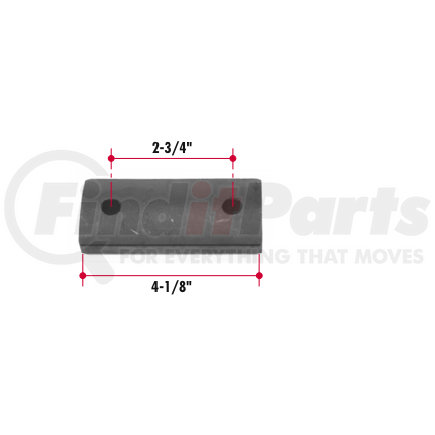 Triangle Suspension FL9 Wear Pad Rep.16-09895-000