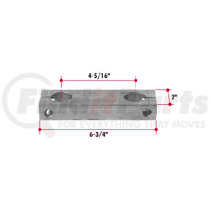 E795-46 by TRIANGLE SUSPENSION - Freightliner Side Bar