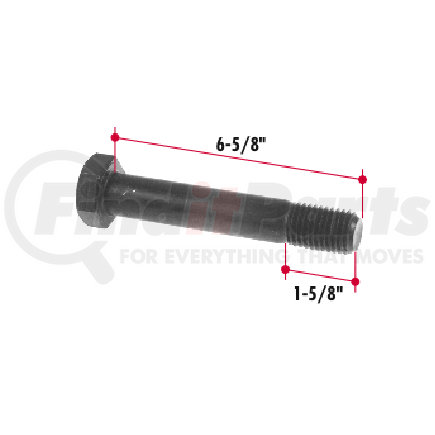 H221 by TRIANGLE SUSPENSION - Hutchens Equalizer Bolt (new style)