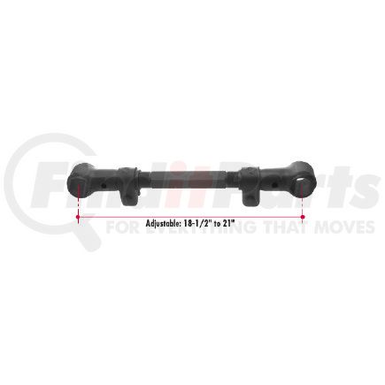 Triangle Suspension H143 Axle Torque Rod Hutchens Torque Rod - Adj(18-1/2-21); Use with H158 Bushing Kit