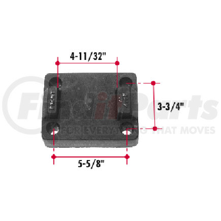 E670-55 by TRIANGLE SUSPENSION - Navistar Bottom Plate