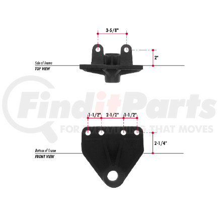 E714-55 by TRIANGLE SUSPENSION - Navistar Spring Hanger