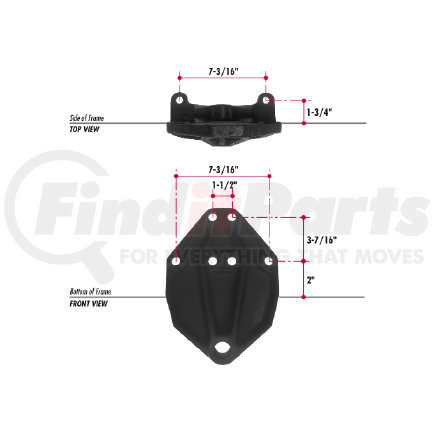 E745-55 by TRIANGLE SUSPENSION - Nav. Spring Hanger