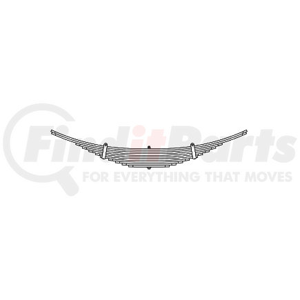 83-227 by TRIANGLE SUSPENSION - Reyco, R Spr, ; OEM# 1660201; SE Length: 26-9/32; LE Length: 29-9/32; SE End: ; LE End: ; Grading