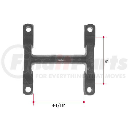 E767-43 by TRIANGLE SUSPENSION - Ford Shackle