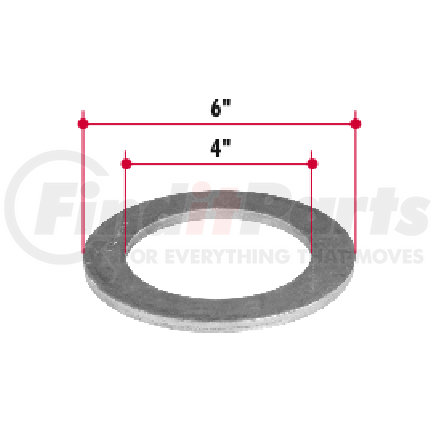 N280 by TRIANGLE SUSPENSION - Neway Frame Bracket Washer