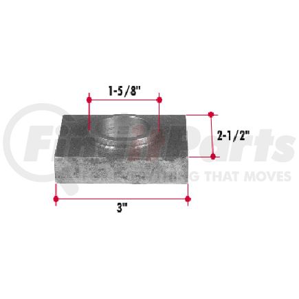 Triangle Suspension N100 ALGN.BLK1-1/4 ID