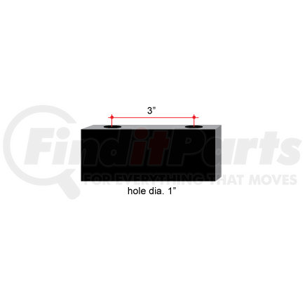 HS95 by TRIANGLE SUSPENSION - Hendrickson Rebound Strap Mounting Plate