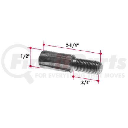 LP102 by TRIANGLE SUSPENSION - Lock Pin (1/2x2-1/4)