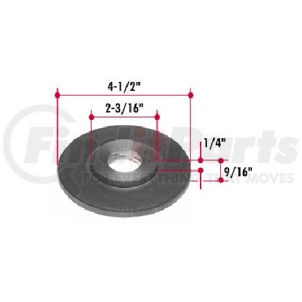 HT209 by TRIANGLE SUSPENSION - Hendrickson Aux. Alignment Collar - Welded