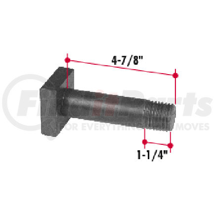 N286 by TRIANGLE SUSPENSION - Neway Radius Rod Bolt