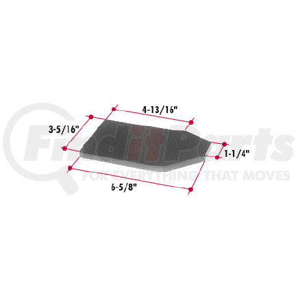 CHA51 by TRIANGLE SUSPENSION - Beam End Rep Plt 700313