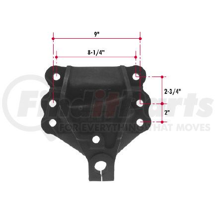 E684-43 by TRIANGLE SUSPENSION - Ford Spring Hanger (RH)