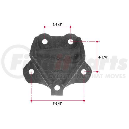 E686-43 by TRIANGLE SUSPENSION - Ford Spring Hanger (RH)