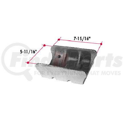 N104 by TRIANGLE SUSPENSION - Neway Axle Adapter