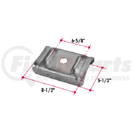 N228 by TRIANGLE SUSPENSION - Neway Spring Saddle Top Plate